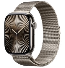 Apple Watch S10 46mm Natural Titanium Case with Natural Milanese Loop S/M (US)