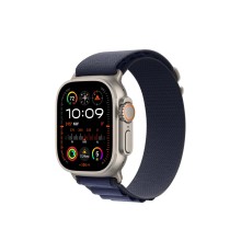Умные часы Apple Watch Ultra 2 (2024) GPS + Cellular, 49 мм, корпус из бежевого титана, ремешок Alpine Loop Navy синего цвета, US, размер L